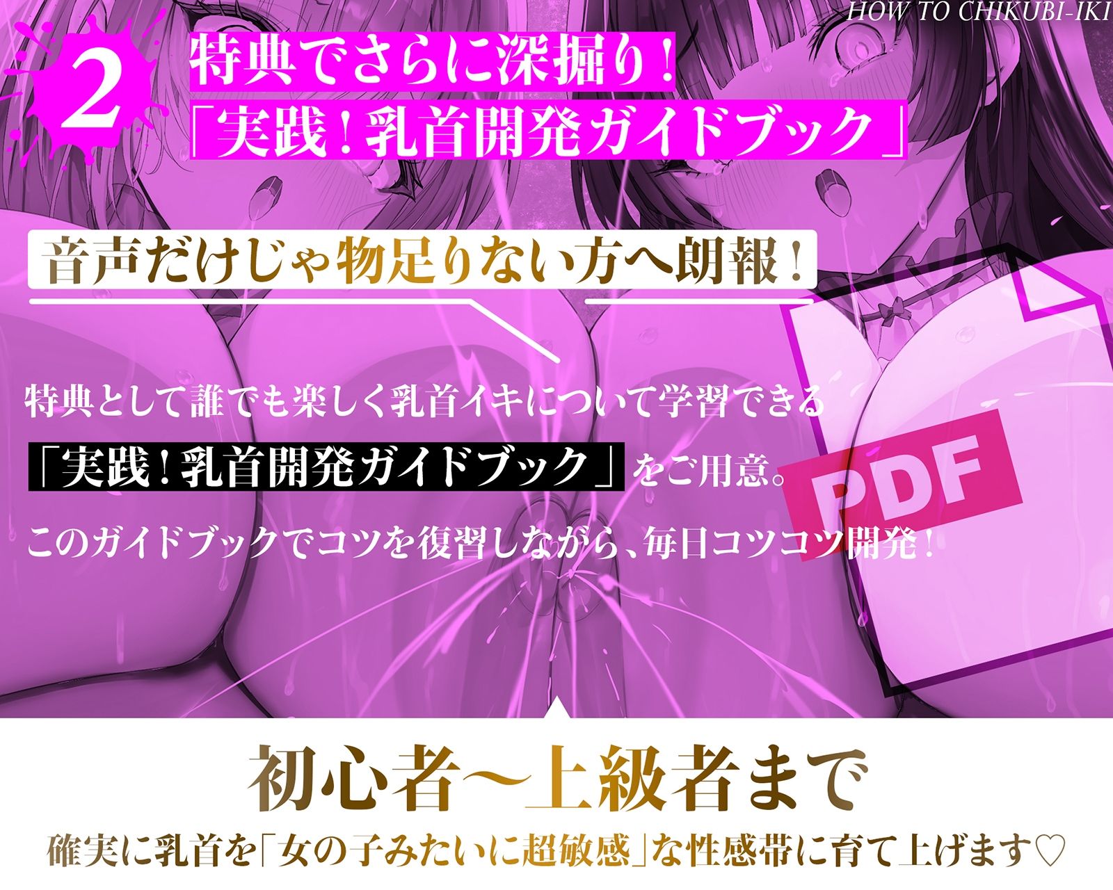 乳首で【イク】！メソッド」〜初心者から上級者まで本当に誰でも乳首でイケる『実用』開発メソッド完全版 - サンプル画像 4