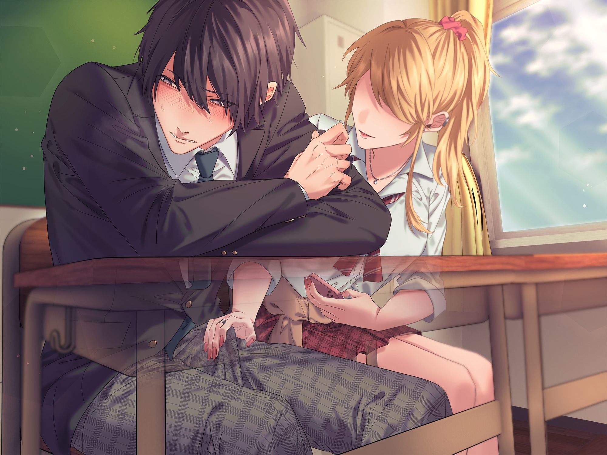 【男性受け】机オナニーがバレて玩具にされました - サンプル画像 4