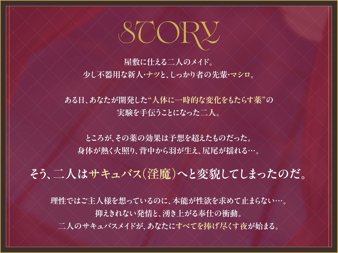 《早期限定価格》サキュバス化した発情メイド〜抑えられない性欲をご主人様で発散♪〜 - サンプル画像 3