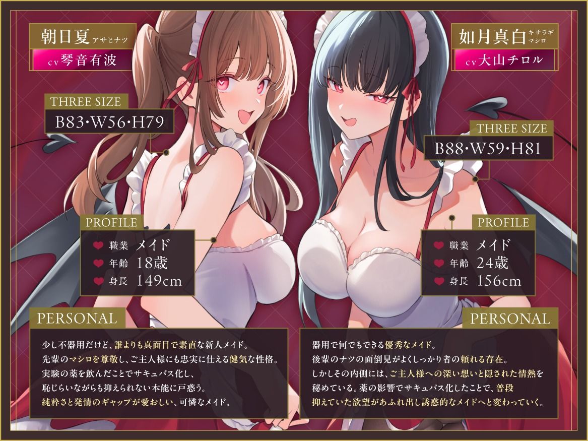 《早期限定価格》サキュバス化した発情メイド〜抑えられない性欲をご主人様で発散♪〜 - サンプル画像 4