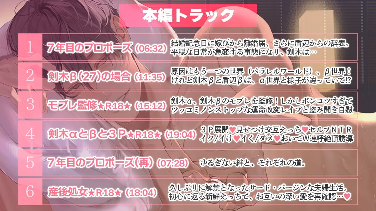 真面目系クズ★モブレくん〜良識あるクズ、むたび〜【離婚危機と2人の剣木】ジ〇ニアSS/剣木と盾辺の耳かきASMR/セフレくん2.5同梱 - サンプル画像 4