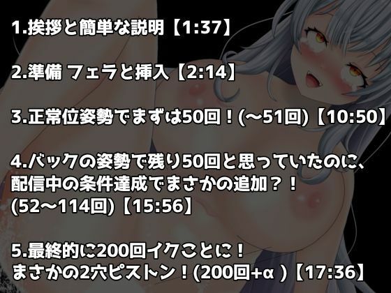 【1日100回絶頂ノルマシーズン2】＃6 まさかの200回絶頂？！超巨根馬型ディルドピストンで、即堕ち連続絶頂！イキすぎて大絶叫からの気絶！！ - サンプル画像 2