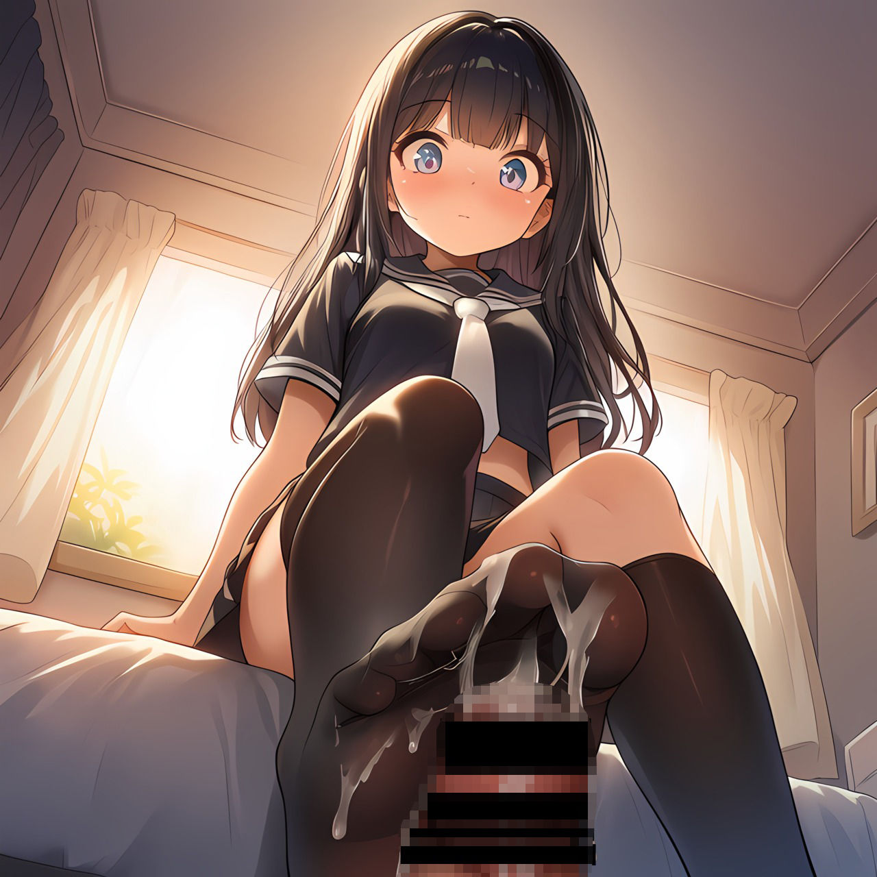 真面目で優しいJK彼女に足フェチマゾバレして「彼氏→貢ぎマゾ」へと転落する 貢ぎ奴●といういびつな関係に成り下がるマゾの哀れな末路 足コキされる フリー台本 - サンプル画像 1