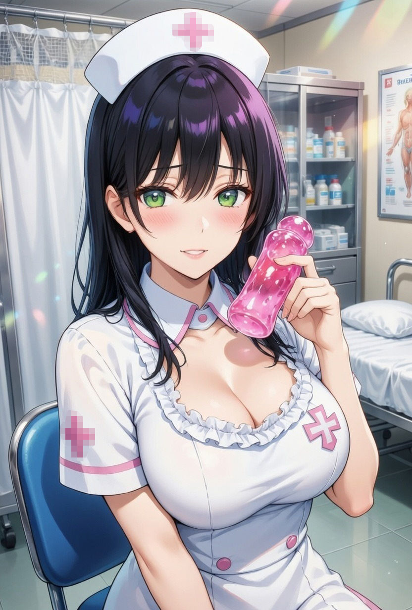 優しい検査のお姉さんに導かれて… びゅーっぴゅー連続射精しちゃいました - サンプル画像 1