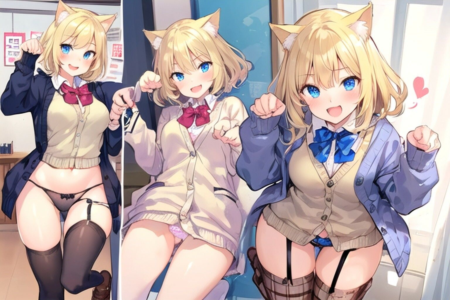 オタクに優しいギャルに教室で手コキで搾精されて…… - サンプル画像 1