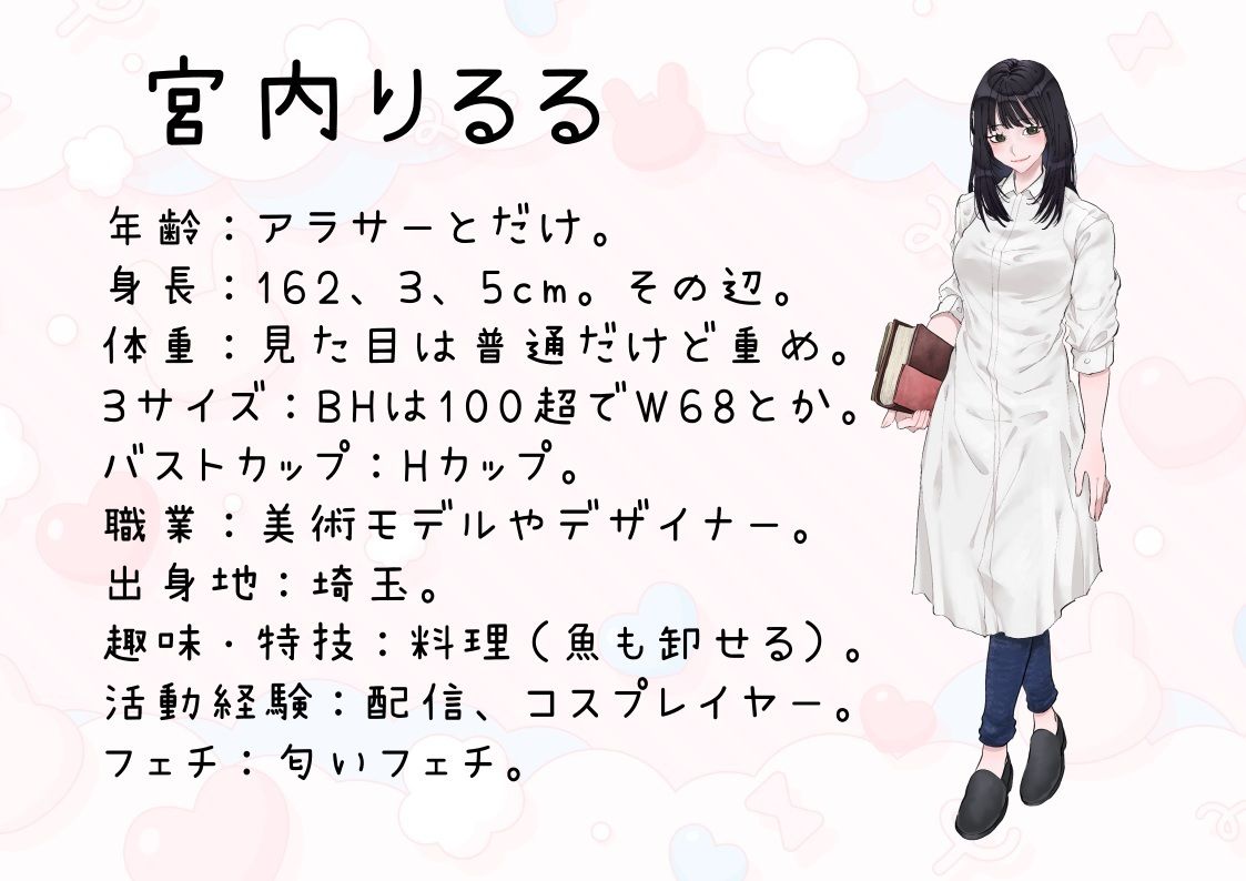 【美術モデル・デザイナー・元コスプレイヤー】わたしのオナニー事情 No.53 宮内りるる【オナニーフリートーク】 - サンプル画像 2