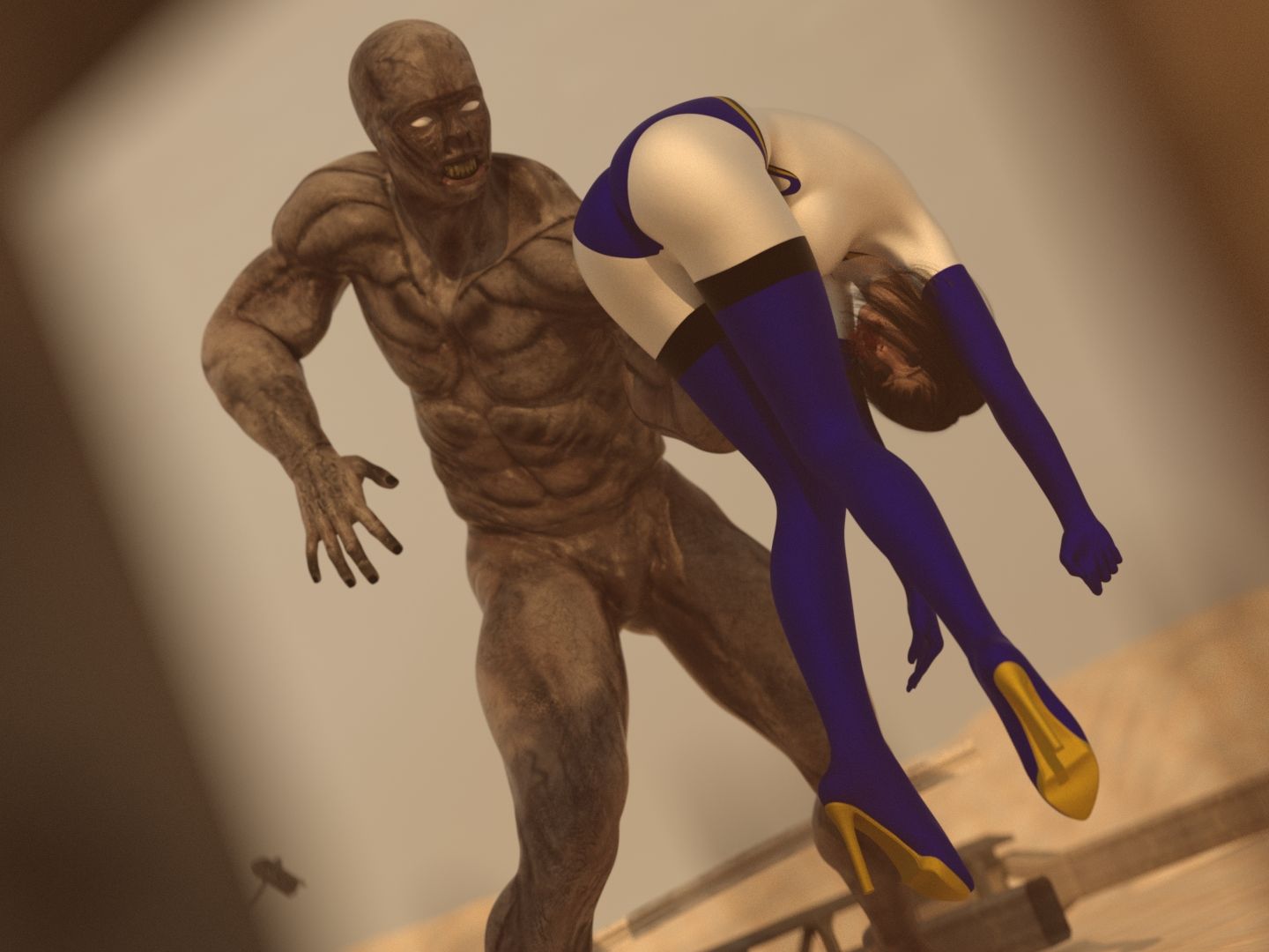 巨大戦姫リョナ物語 ナギサ編 - サンプル画像 2