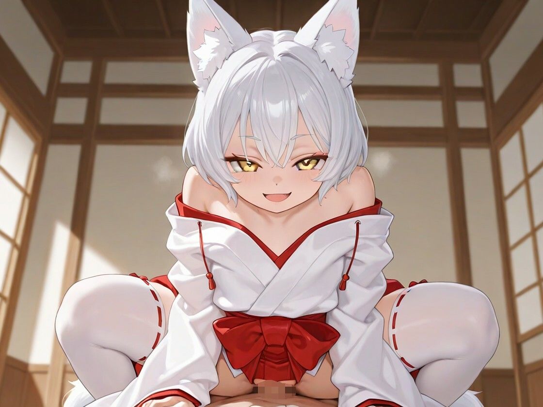 【KU100】アゲマン銀髪のじゃ〇リ妖狐がキツキツまんこで逆レしてきます〜俺が社長になるまでのサクセスストーリー〜【けもみみ/ファンタジー】 - サンプル画像 3