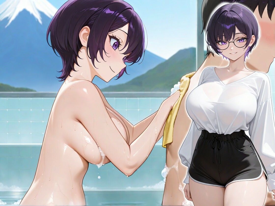 クールビューティな番台のお姉さんは気に入った客（ボク）で性欲を発散する【バイノーラル/女性優位/中出し】 - サンプル画像 3