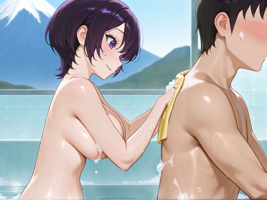 クールビューティな番台のお姉さんは気に入った客（ボク）で性欲を発散する【バイノーラル/女性優位/中出し】 - サンプル画像 4