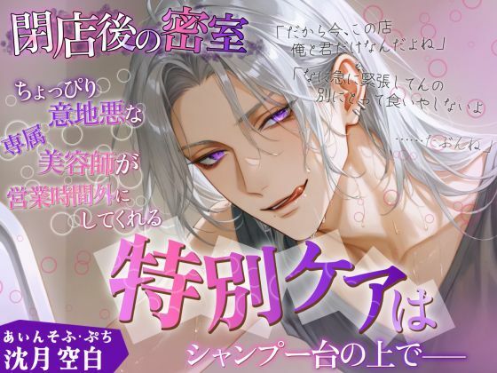 あいんそふ・ぷち vol.3◆【閉店後の密室】ちょっぴり意地悪な専属美容師が営業時間外にしてくれる「特別ケア」は、シャンプー台の上で――