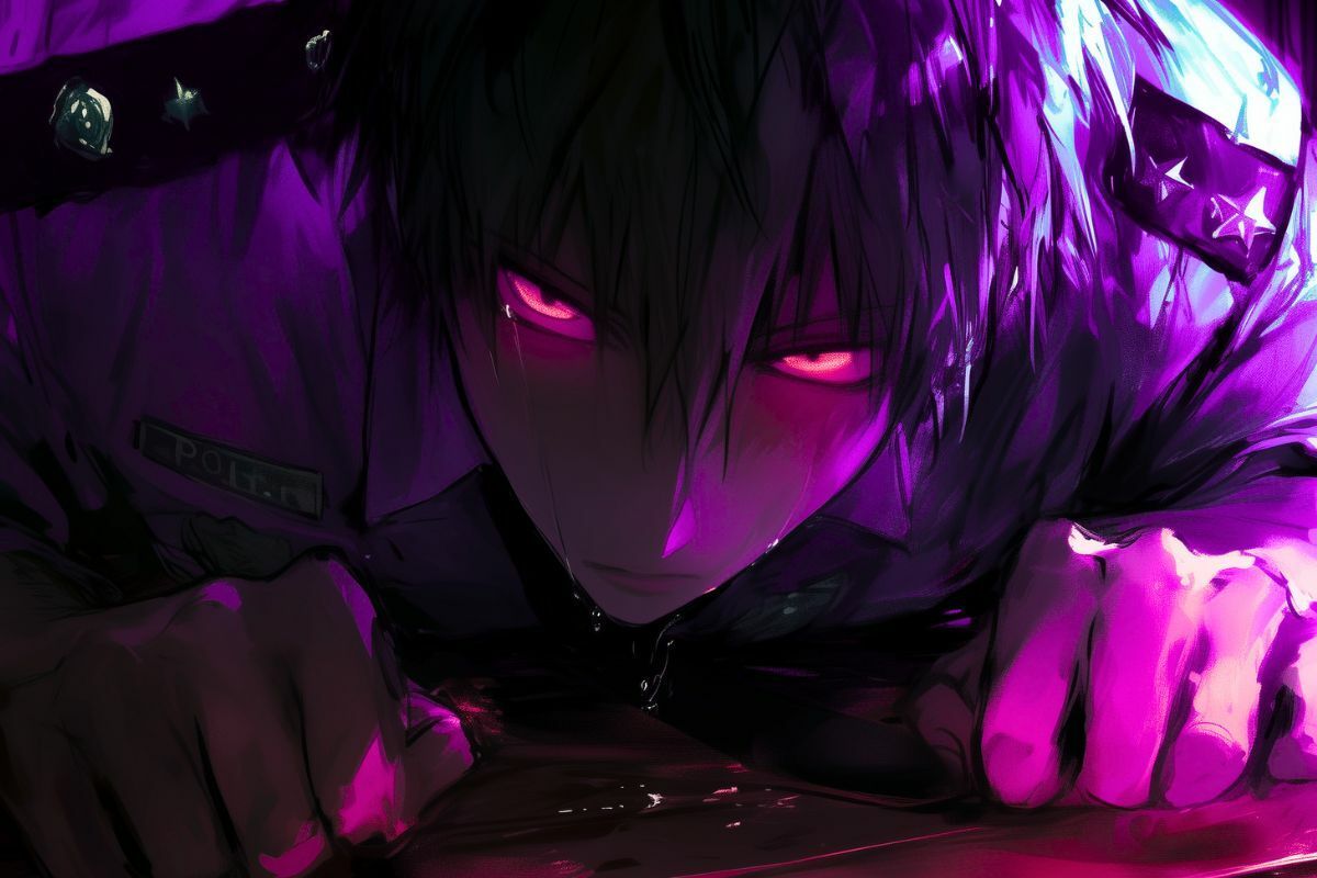 【※お巡りさんは超ドマゾ】【逆アナル×オホ声×逆転逆レ】 強気男性受け【超ちんよわドマゾ】のお巡りさんを警棒で前立腺破壊ちんこオナホ代わりにアクメ潮吹き - サンプル画像 2