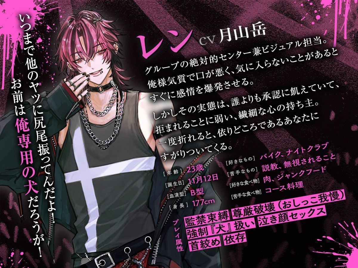 【裏垢炎上×尊厳破壊】UNDER:DOLL 01. レン 裏垢炎上編「トイレ？ダメに決まってんだろ。そこで漏らすまで我慢しろ、俺の犬なんだからさァ（はーと）」 - サンプル画像 5