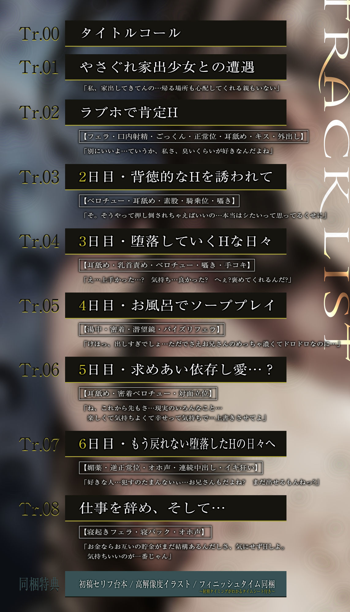 【低音イケボ】やさぐれ家出少女と共依存セックスにハマりました。〜性欲を満たし合う背徳逆レの6日間〜 - サンプル画像 7