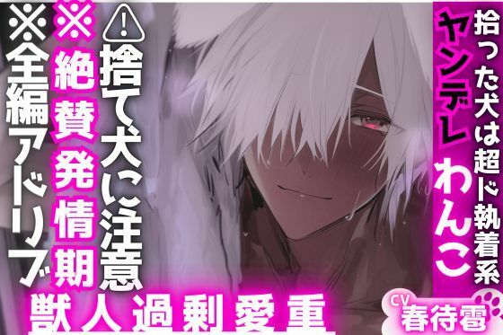 ※捨て犬にご注意※全編アドリブ※拾った犬は超ド執着系ヤンデレわんこ【絶賛発情期】絶倫巨根精子垂れ流しマーキング高速ピストンセックス【クンニクリ責めは甘すぎる】