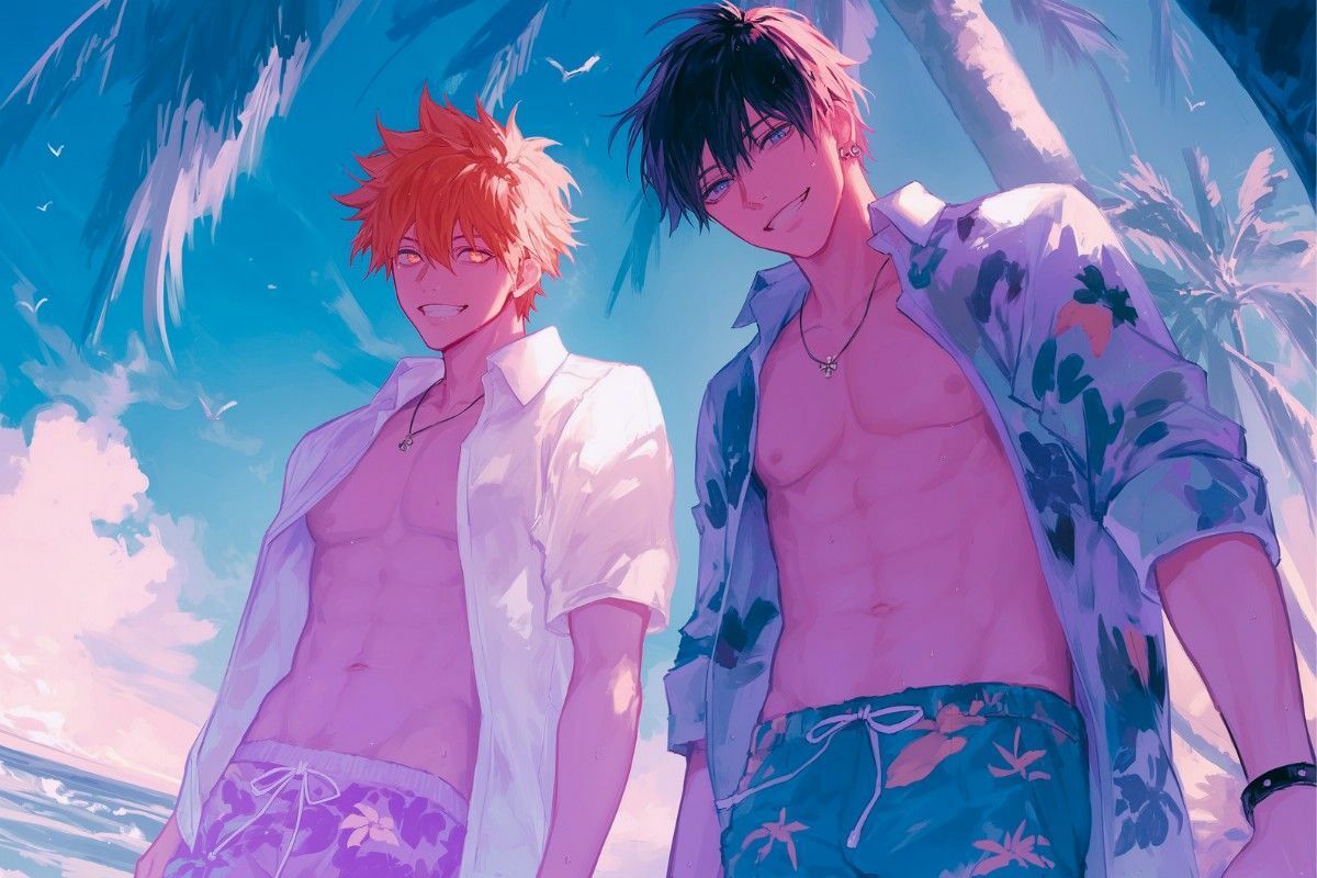 【夏休み×海の家×Wレ●プ】ナンパで海に来た二人は美人に一目惚れで強引に●す、●す、●す...『中出し当たり前』治安の悪いサド関西弁責め×クーデレ甘サド責め - サンプル画像 2