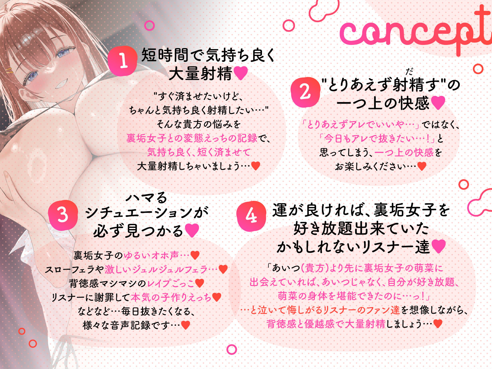 【すぐ済ませたいけど、ちゃんと気持ち良く射精したい貴方へ】〜裏垢変態女子の短時間濃厚えっち音声集2〜 - サンプル画像 1