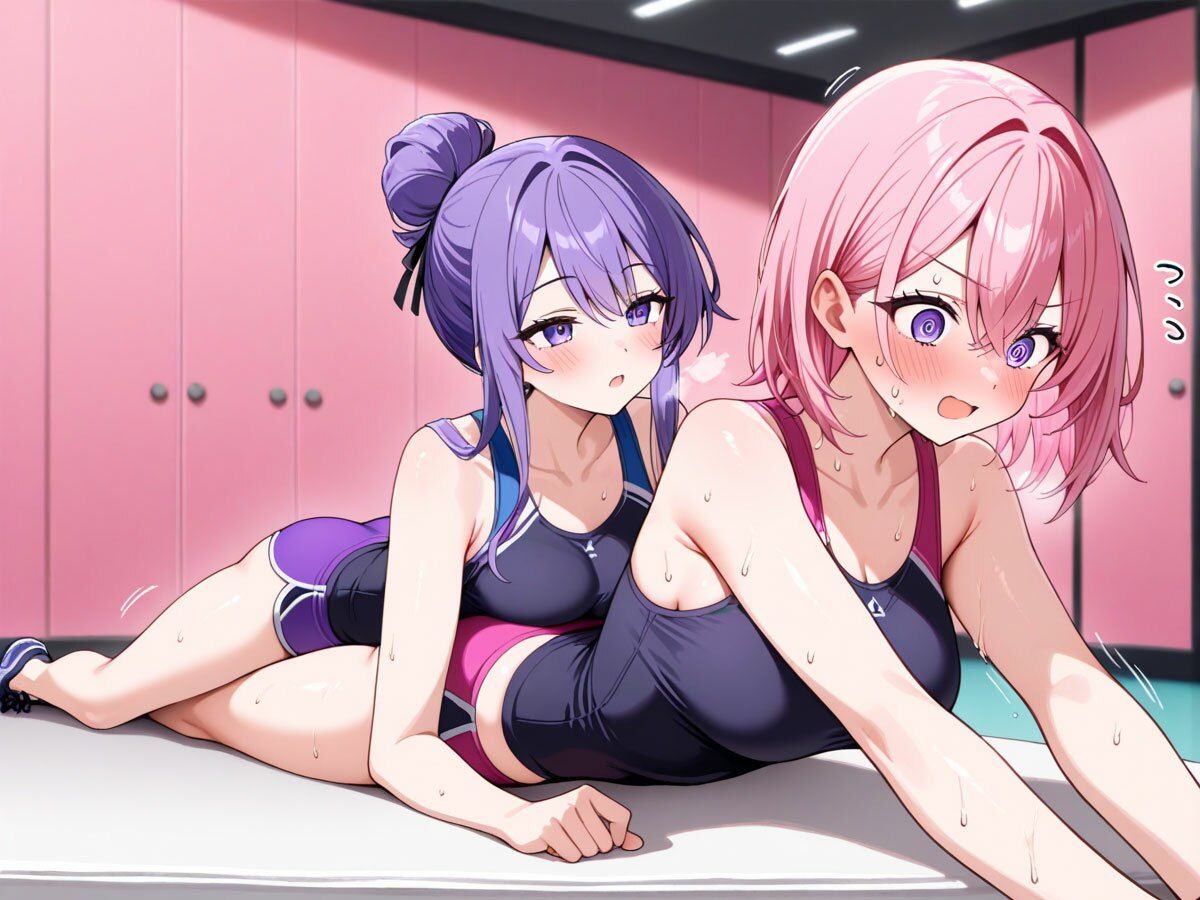 【NTR 百合】巨乳ヨガインストラクターに新妻を寝取られ調教された件 - サンプル画像 4