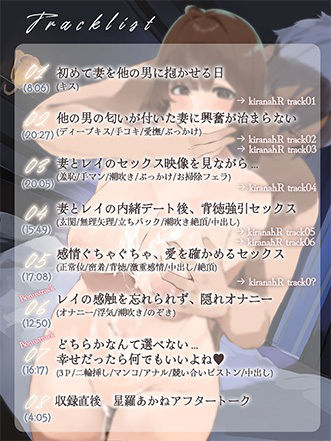 【男性向け×女性向けコラボ音声作品】NTRトライアングル‐夫公認の浮気セックスで夫婦は愛を確かめあう−「貴方を愛してるから他の人に抱かれます」 - サンプル画像 3