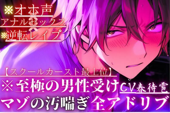 ※至極の男性受け【オホ声×アナルセックス×逆転レ●プ】※全編アドリブ※スクールカースト最上位のあいつは巨根なのに実は超ピュアな童貞くん【初めては全て私の…】 - サンプル画像 1