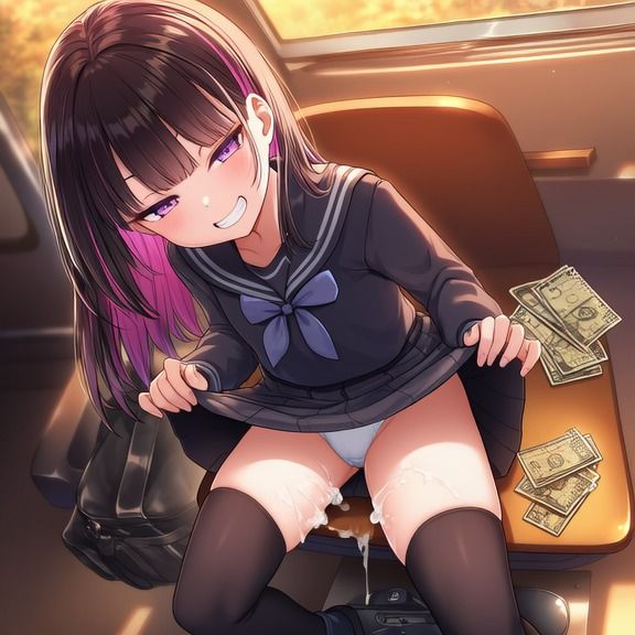 パンチラされてJKに負けてお貢ぎしてしまう オセロで勝負を挑まれ色仕掛けに負けてお金を貢ぎ続ける フリー台本 - サンプル画像 1