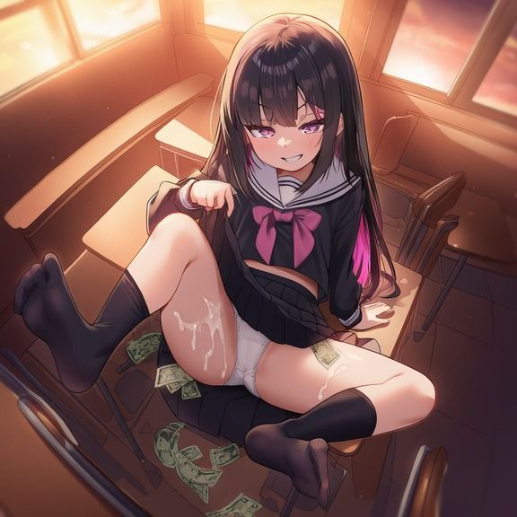 パンチラされてJKに負けてお貢ぎしてしまう オセロで勝負を挑まれ色仕掛けに負けてお金を貢ぎ続ける フリー台本 - サンプル画像 5