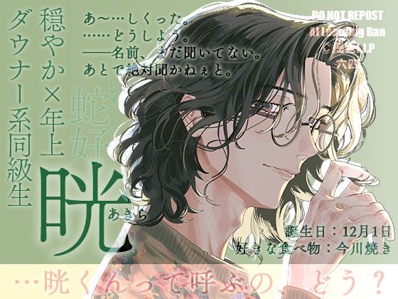 「名前、なにちゃん？」〜年上同級生×穏やかダウナー晄くんは抜け駆ける〜【声優・佐藤拓也】 - サンプル画像 1