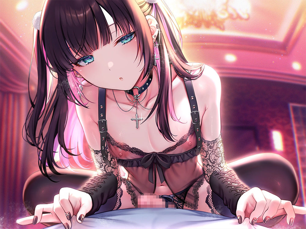 地雷系男の娘に教えてもらう乳首責め快楽〜ボクがこの世の楽園に連れて行ってあげる【ダウナー低音ボイス耳元囁き】 - サンプル画像 2