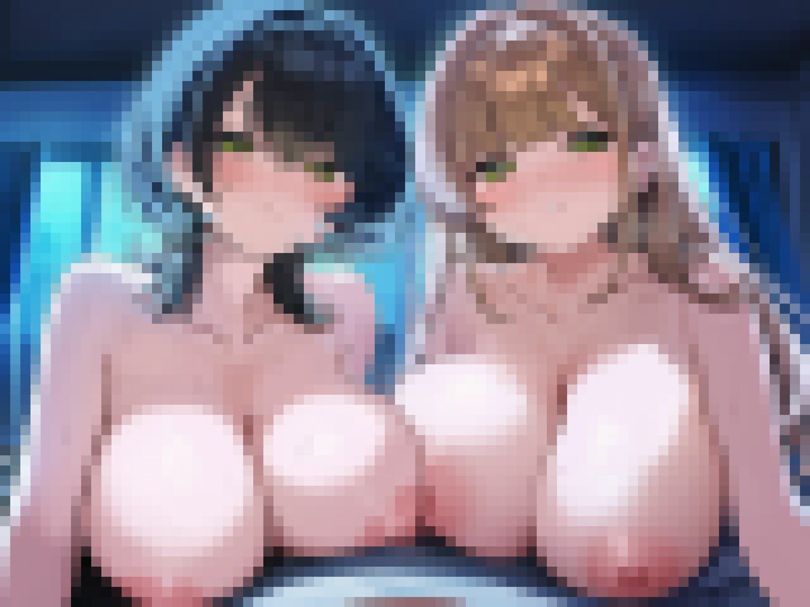 【全裸差分あり】超過保護な高身長義理姉とあまあまWおっぱい洗体＆連続中出し溺愛性活「こ〜らっ♪抵抗しないのっ（はーと）笑」 - サンプル画像 5