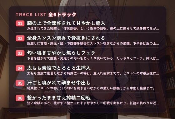 【嗅ぎ甘やかし×匂い調香】クーデレ未来人妻調香師の全身スンスン孕ませご奉仕フェラ 〜あなたの匂いごと飲み干して搾精されちゃう（はーと）〜（全91分） - サンプル画像 2