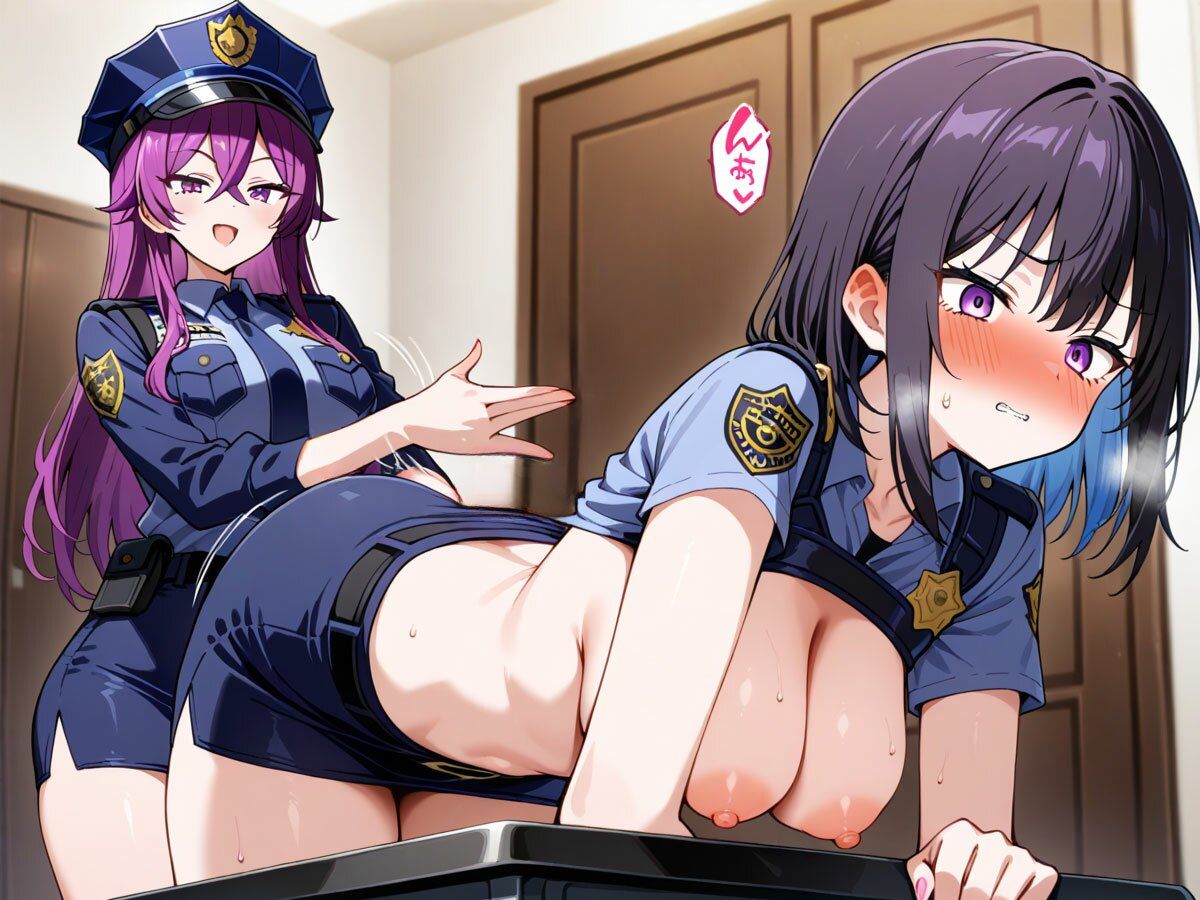 【NTR 百合】エロすぎる警察学校の巨乳鬼教官に寝取られた同期の彼女 - サンプル画像 3