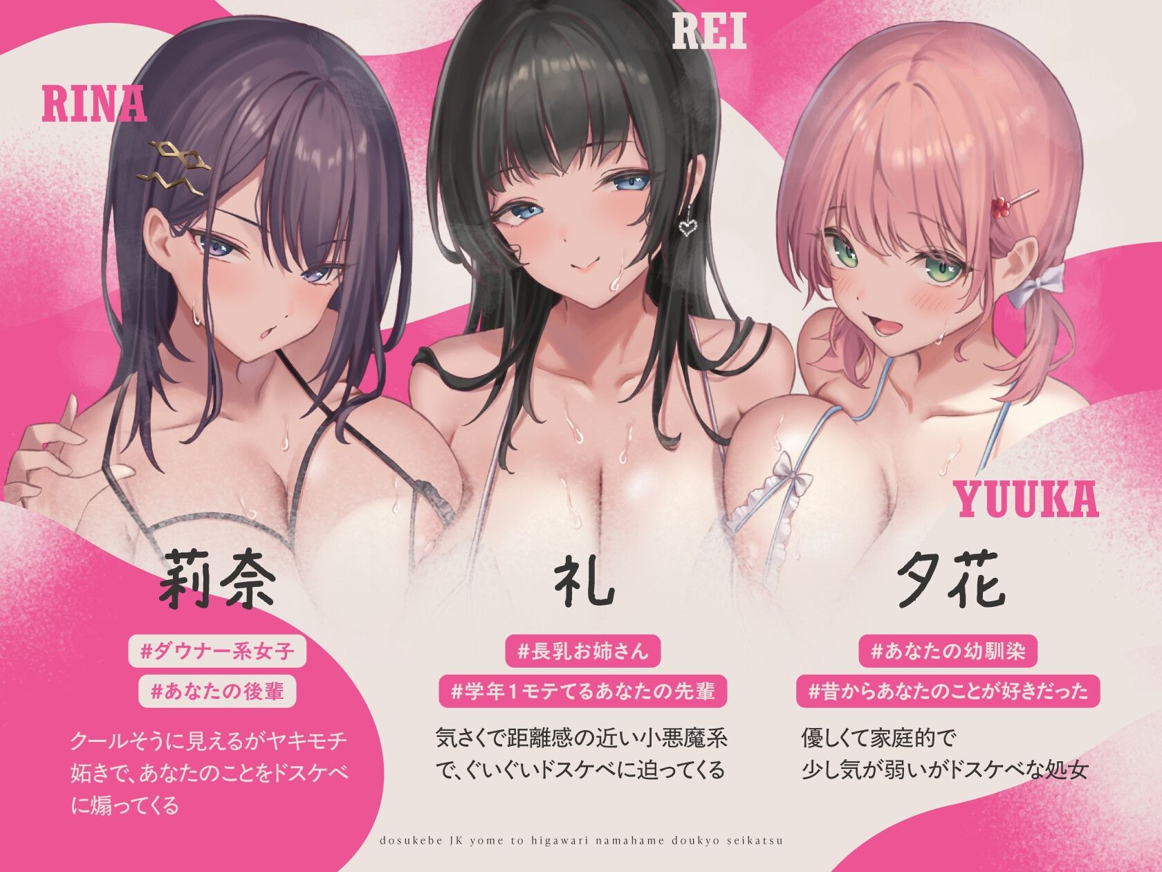 JK嫁ハーレム〜ドスケベJK嫁と日替わり生ハメ同居性活〜 - サンプル画像 1
