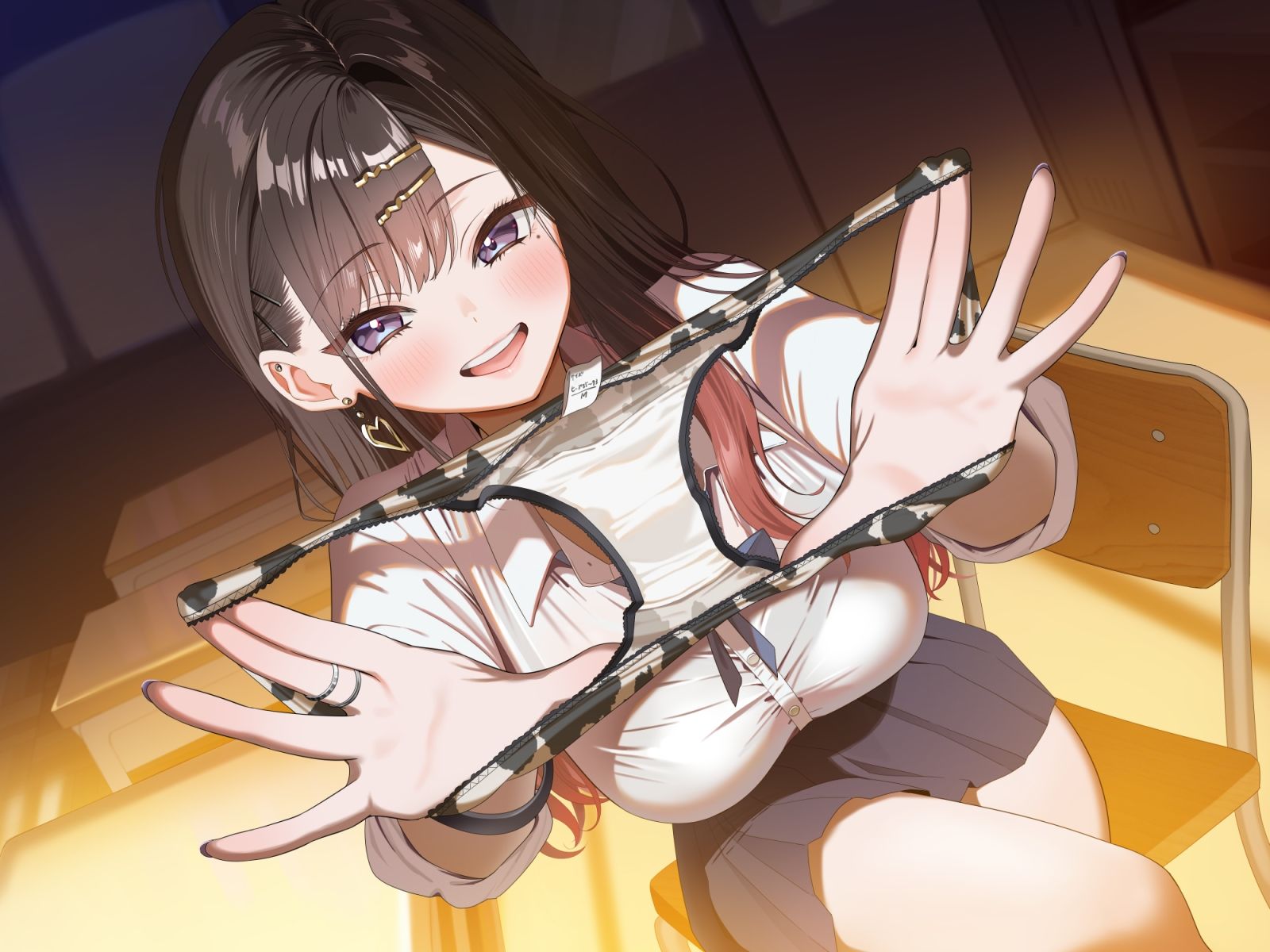 【ソフトマゾ向け】最近隣の席になった女子が性的にからかってくる【CV:ゆにこ】 - サンプル画像 2