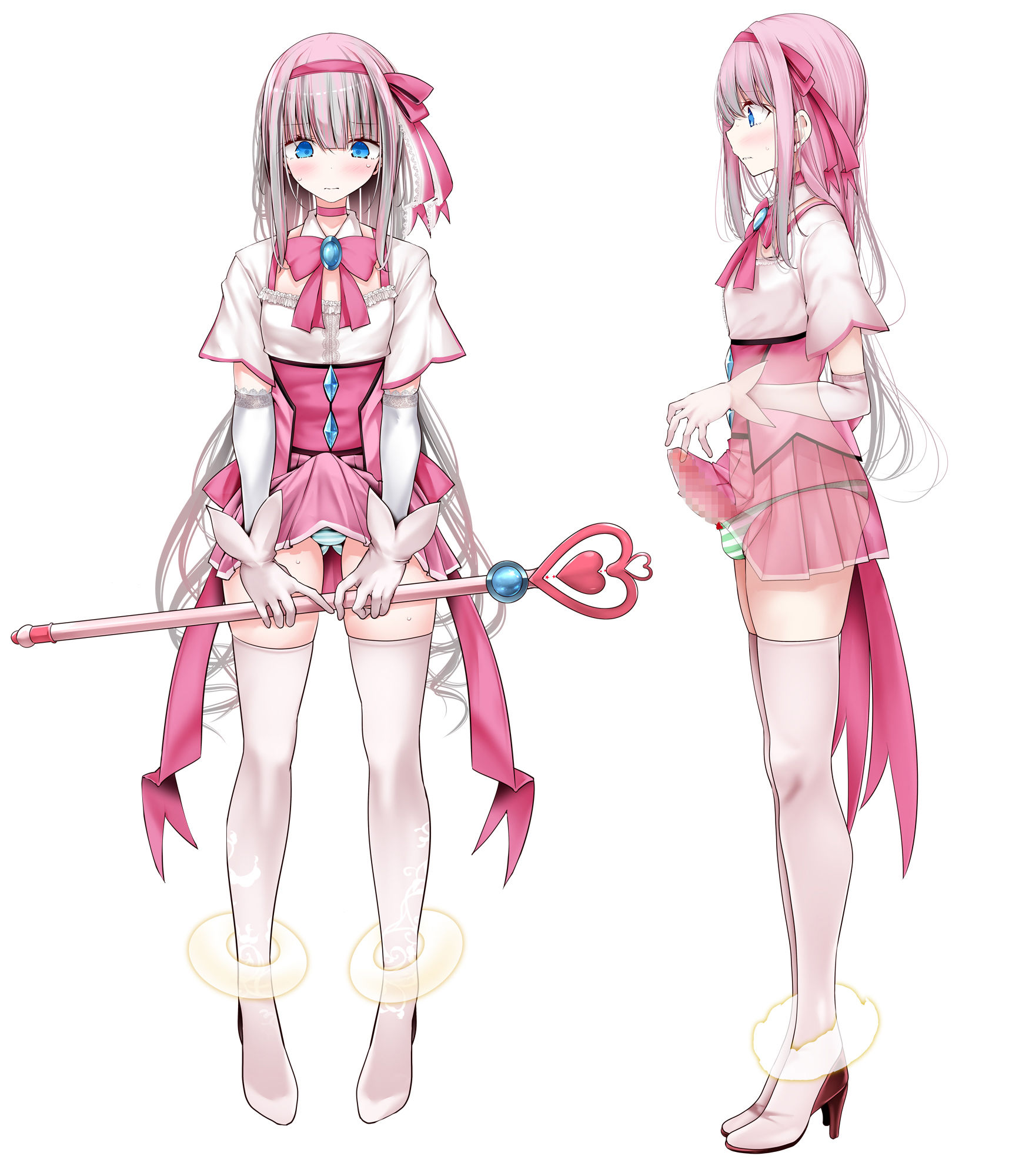 ノーハンド射精☆魔法少女 〜原罪としての叛逆、それがメスイキ〜 男女両用 - サンプル画像 1