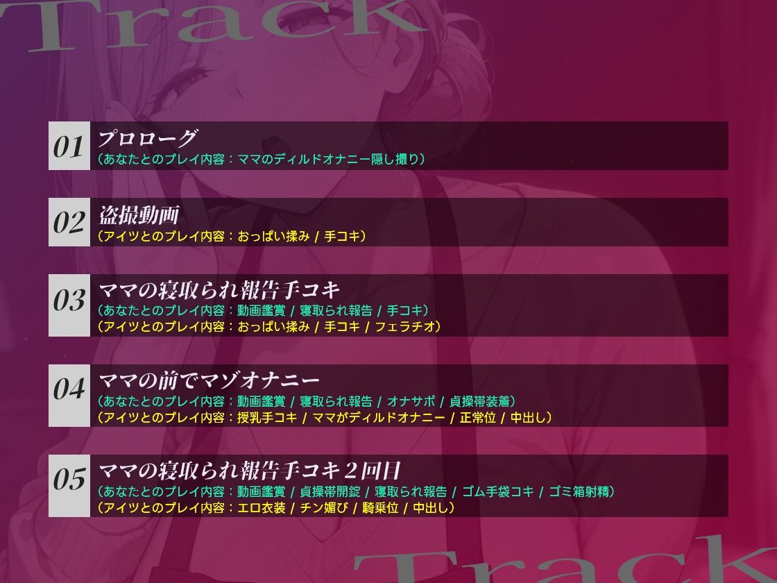 【音声版】嫌いなアイツに堕ちたママ 隠し撮りから始まる見せつけ寝取られ調教 - サンプル画像 4