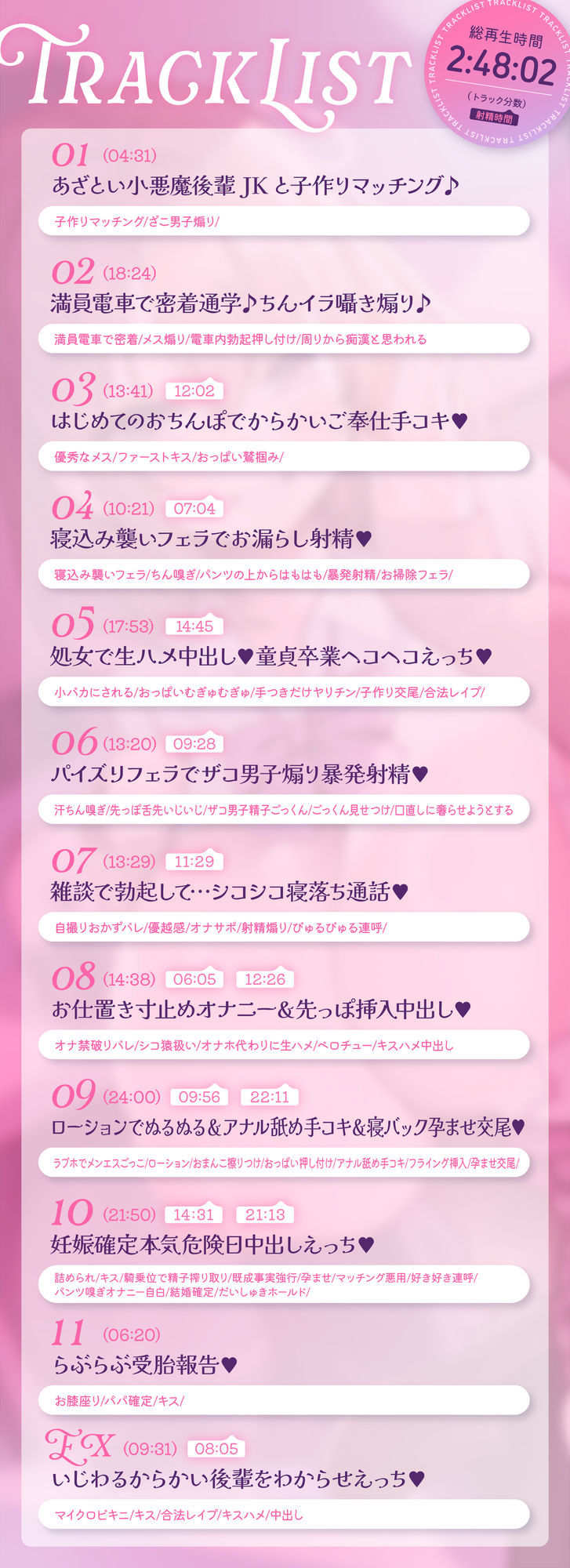 【CG差分112枚同梱!】あざとい小悪魔後輩JKと純愛らぶらぶ子作りえっち♪?やだやだぁ♪先輩みたいなよわ?いオスの精子で赤ちゃん作るなんて絶対やだっ♪? - サンプル画像 3