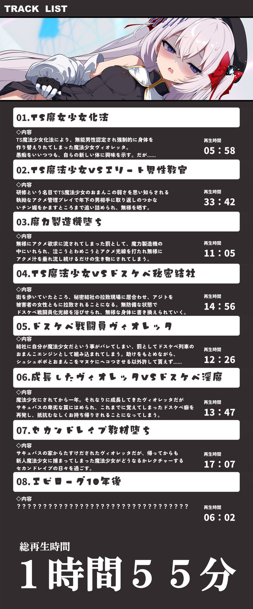 【TS/無様堕ち/連続バッドエンド】無能男性TS魔女少女化法‐ 魔女少女にされた中年オタクがクソ雑魚ドスケベ魔力製造機に堕ちるまで- - サンプル画像 7