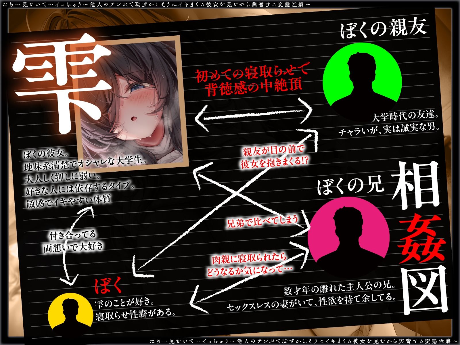【NTR】だめ…見ないて…イっちゃう〜他人のチンポで恥ずかしそうにイキまくる彼女が最高に可愛い！？ - サンプル画像 3