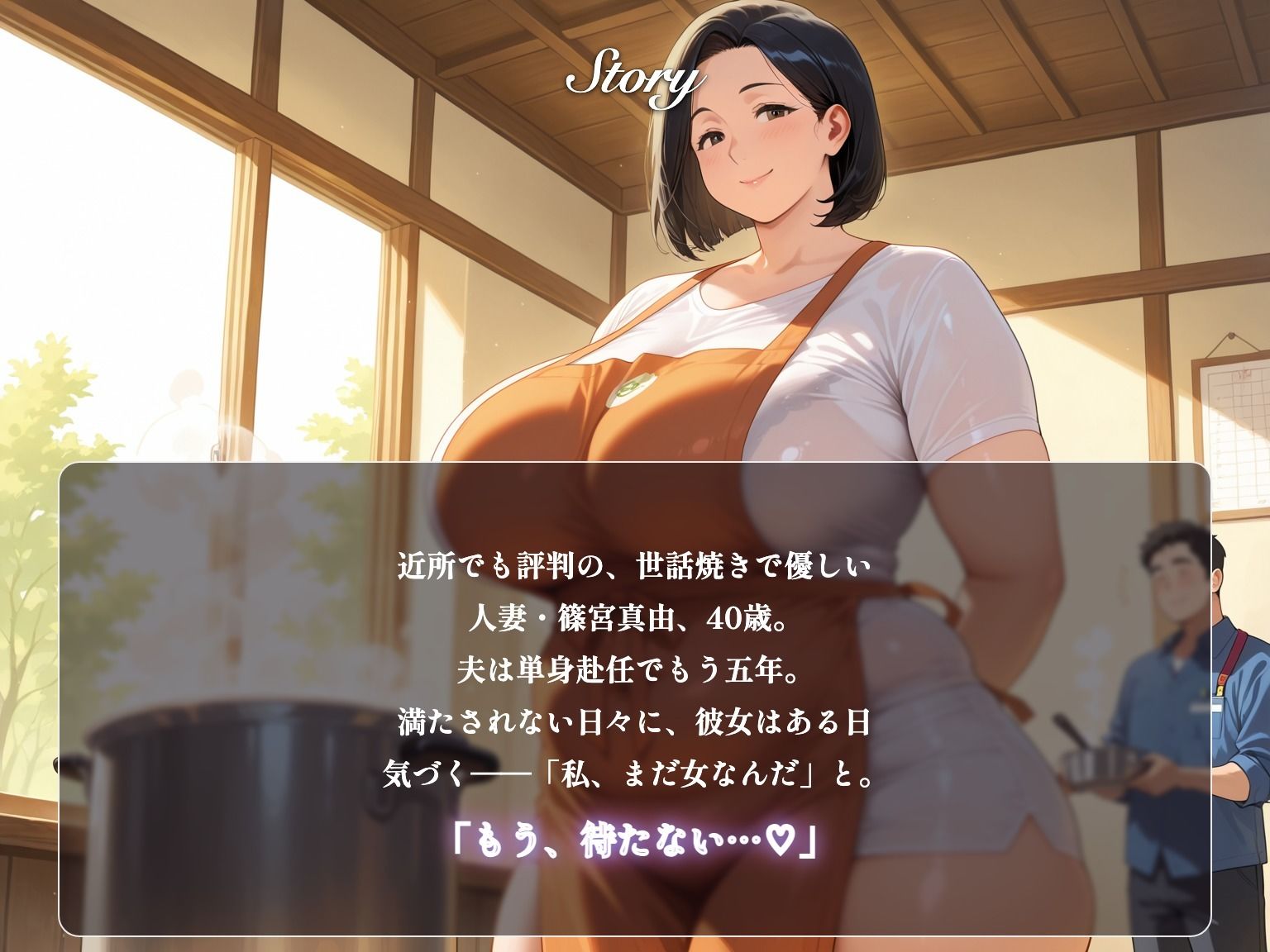 【総再生時間5時間以上】四十爆妻断れない人妻篠宮真由（CG452枚＋エロシーン動画） - サンプル画像 2