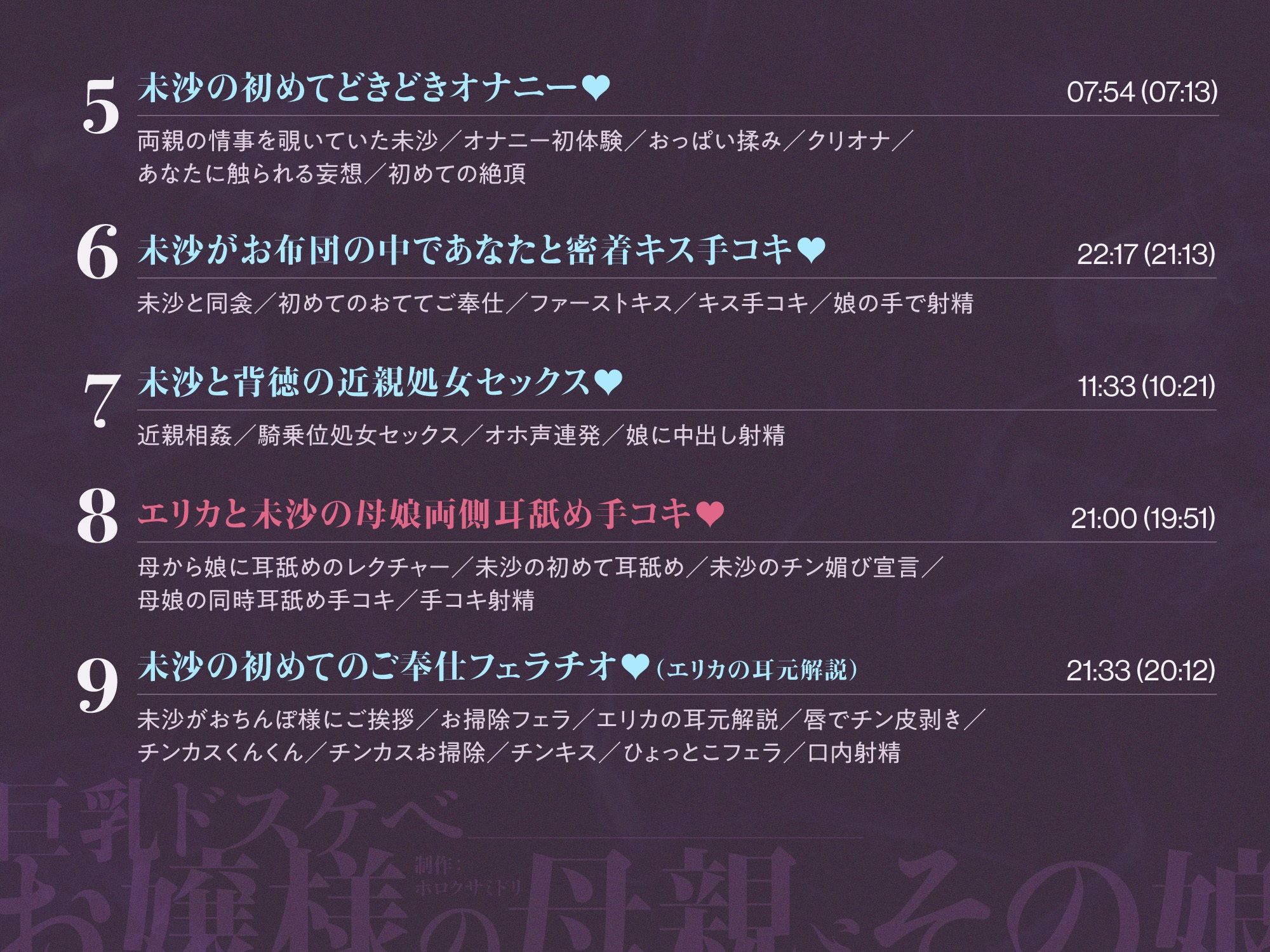 巨乳ドスケベお嬢様の母親とその娘がチンカス汚ちんぽに媚び媚びご奉仕してくれるお話♪【KU100】 - サンプル画像 7