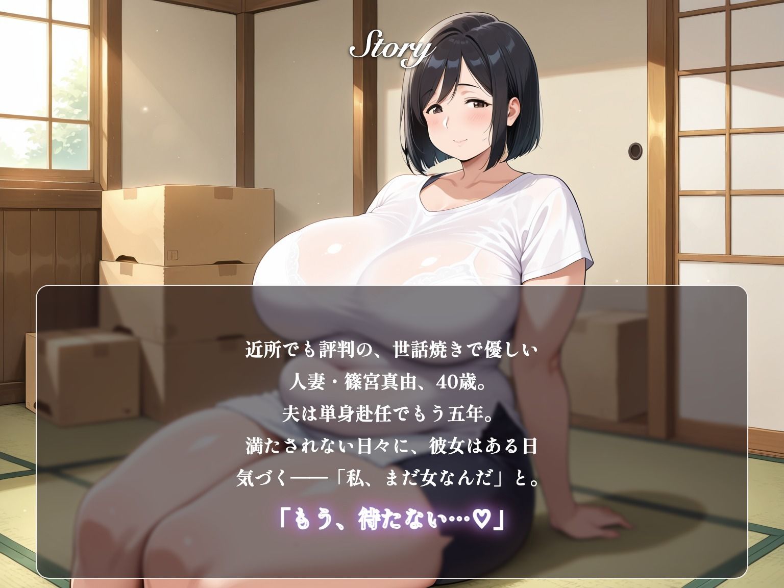【総集編319分】絶対に断れない人妻 第三巻 〜私から誘った9つの夜〜（CG63枚付） - サンプル画像 2
