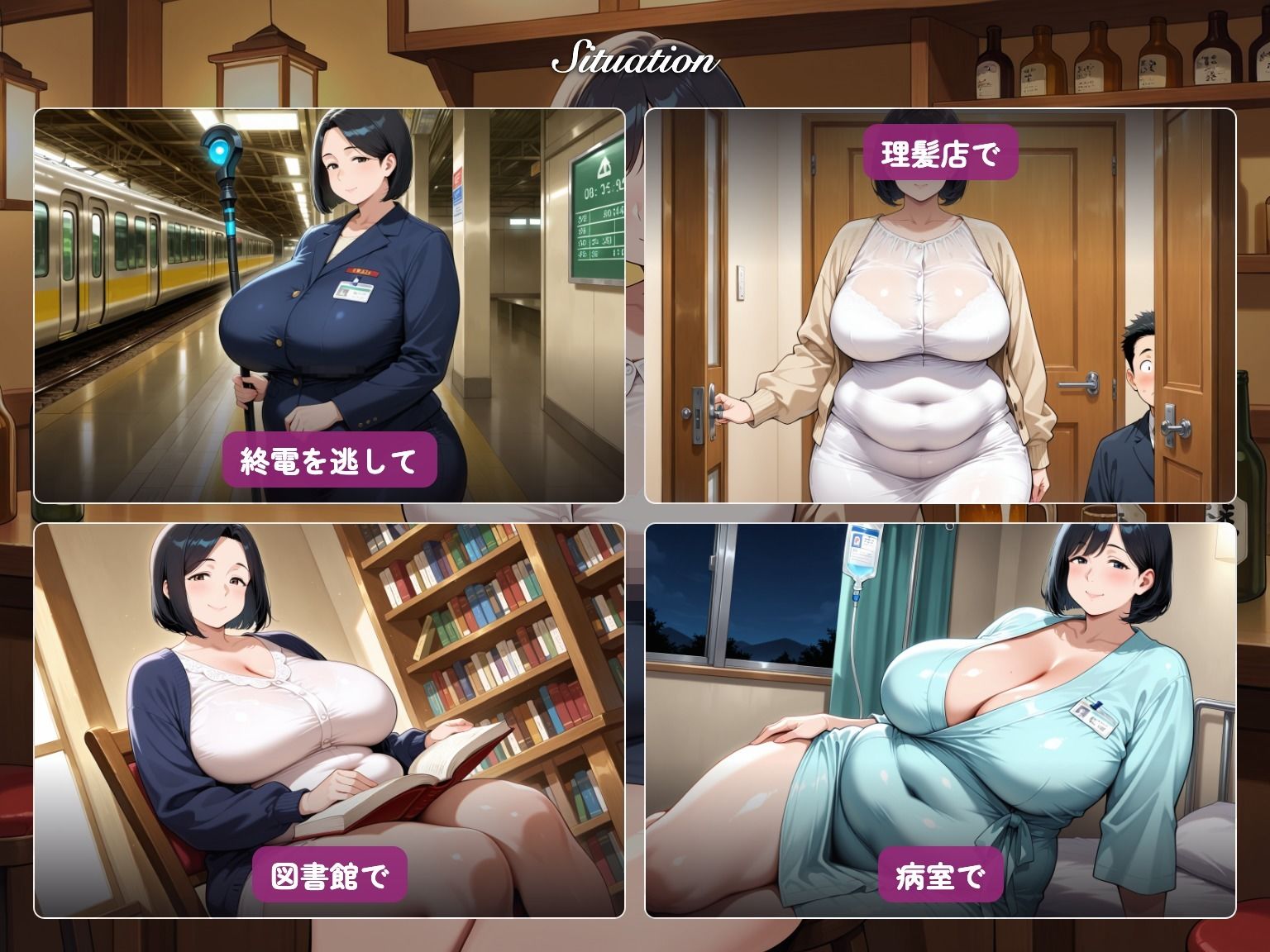 【総集編319分】絶対に断れない人妻 第三巻 〜私から誘った9つの夜〜（CG63枚付） - サンプル画像 4