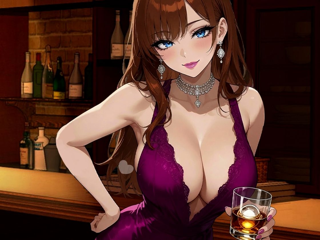 こんな時間に来てくれてありがとう！10年ぶりに訪れたスナック、閉店後ママと二人きりキスから始まる急激なエスカレート - サンプル画像 5