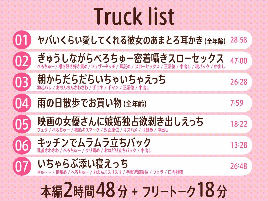 【3時間アドリブ】キスハメ共依存性活〜溺れるくらい激しいキスでヤバいほど愛してくれる彼女〜 - サンプル画像 4