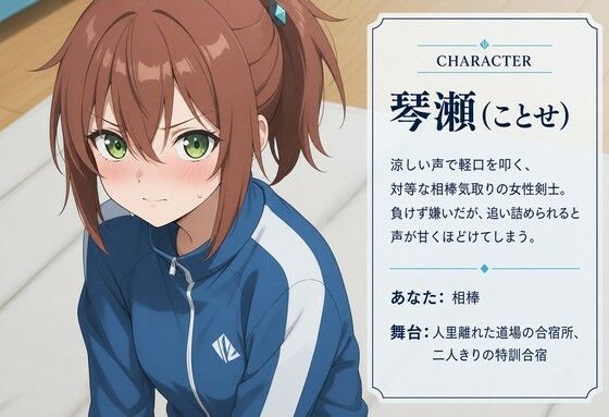 【衣擦れ×言葉責め】対等な相棒のはずが、二人だけの特訓合宿でとろとろに堕とされる話 - サンプル画像 1