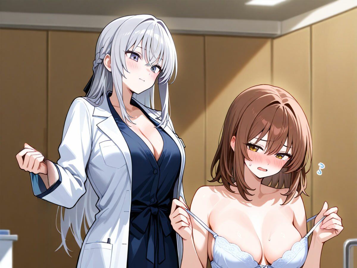 【NTR 百合】セックスレスで悩む妻が美人巨乳カウンセラーに寝取られた‥ - サンプル画像 4