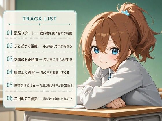 【心音×水音】家庭教師のつきほさんと、勉強の後は甘くとろける二回戦 - サンプル画像 2