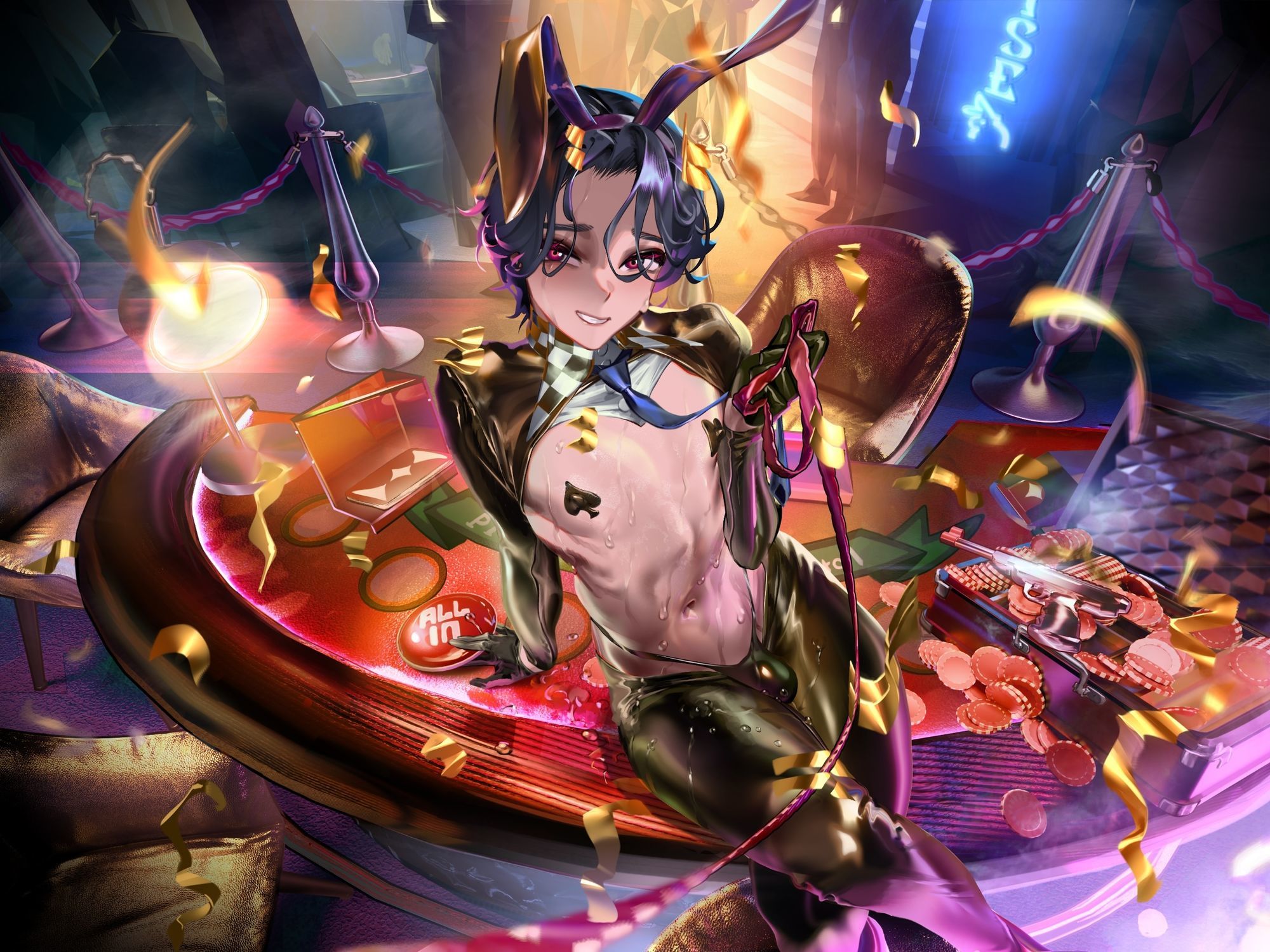 悪魔的バリタチ男の娘ディーラーによる性奴○化ホモ遊戯【KU100】 - サンプル画像 1