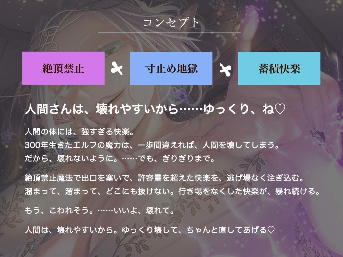 【絶頂禁止催●】むちむちエルフの異種族性感マッサージ〜壊れていいよ、魔法で直してあげるから（はーと）〜 - サンプル画像 2