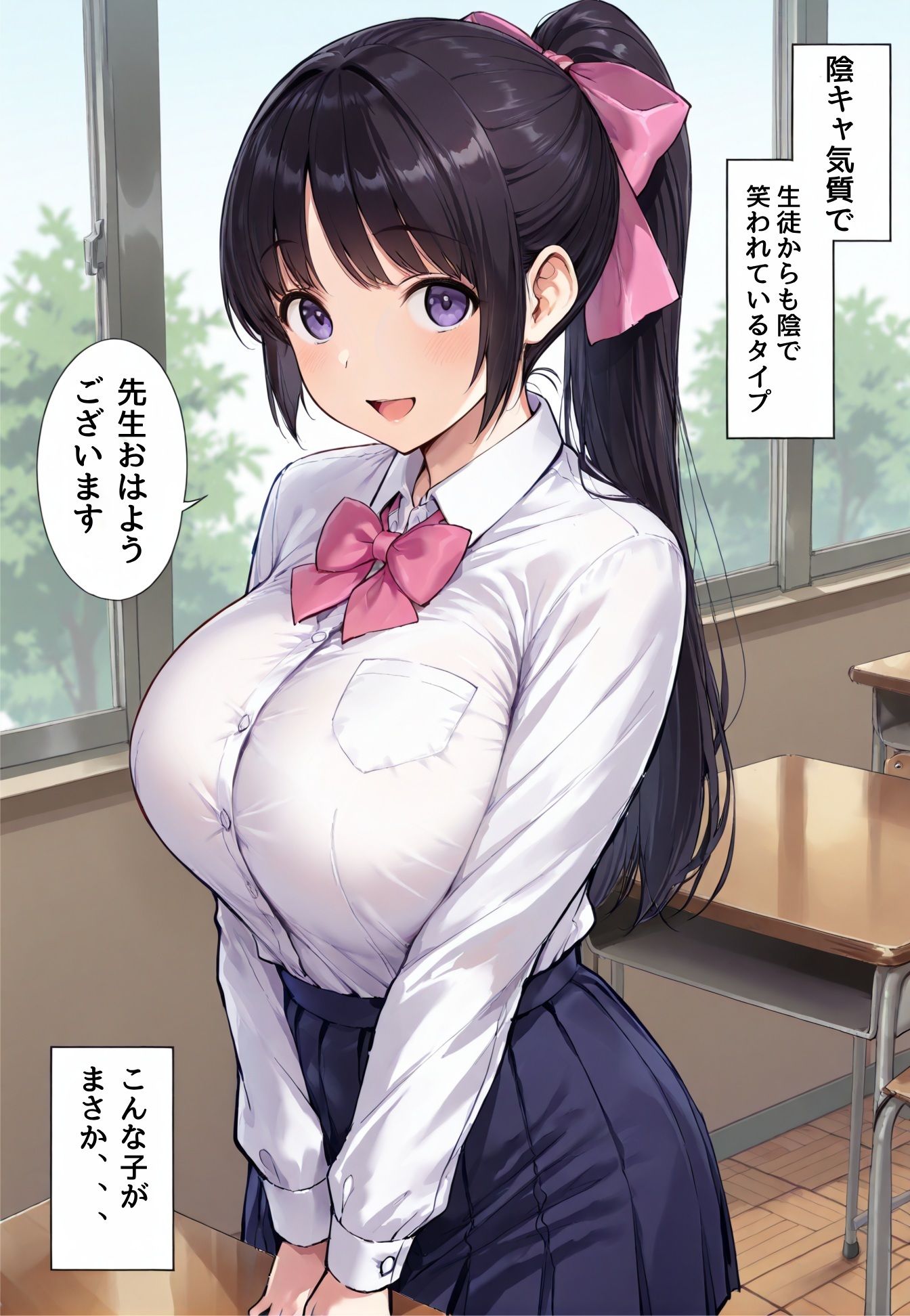 【密会×実録】都内某所。有名進学校に通う清楚系素人JKが裏垢使って教師と秘密の援○交際日記。 - サンプル画像 1